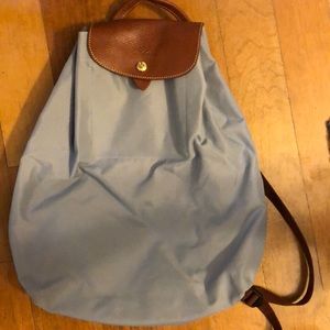 Longchamp backpack blue/grey